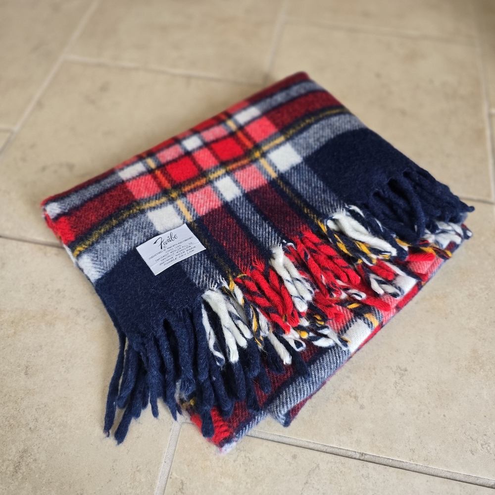 Vintage Faribo Throw Blanket